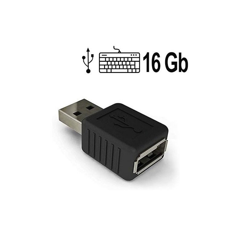 USB-Keylogger (Tastaturspion), 16 GB USB-Keylogger (Tastaturspion), 16 GB