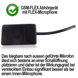 GSM-FLEX Abhörgerät mit FLEX-Microphone