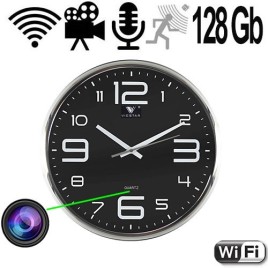IP-Full-HD Spy-Cam in Wanduhr, 128 GB - Videoüberwachung - Bild 1