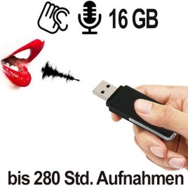 USB Audiorecorder, jetzt 16GB - Abhör-Recorder - Bild 1