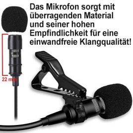Krawattenclip-Spionagemikrofon