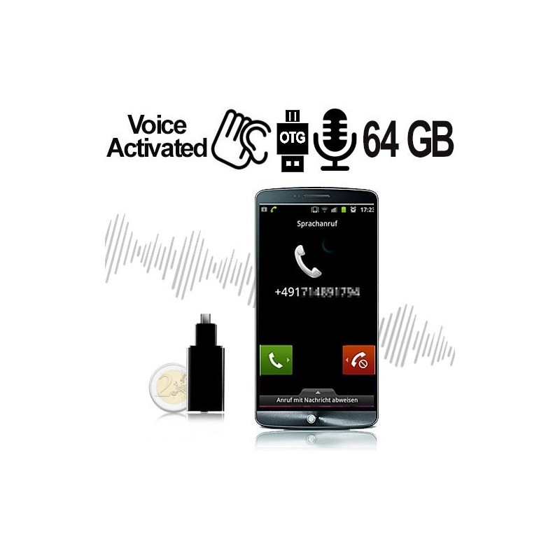 Handy Mitschnittrecorder, 64 Gb Handy Mitschnittrecorder, 64 Gb