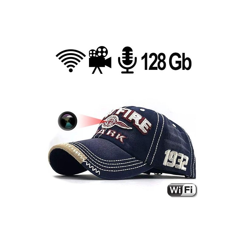 WIFI-HD SpyCam getarnt im Baseball Cap