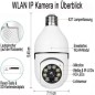 WIFI HD-SpyCam in Schwenk-LED-Lampe