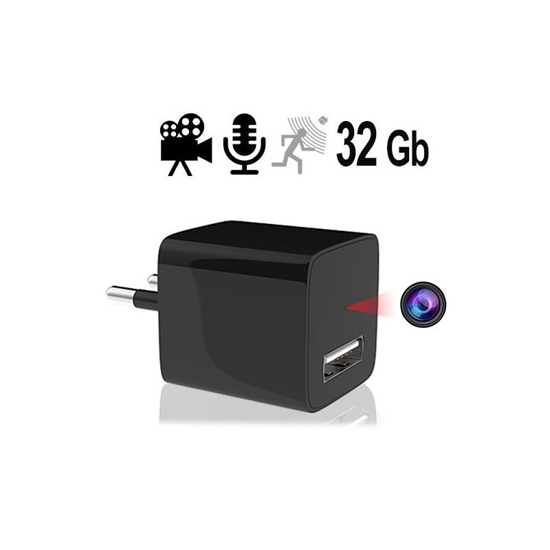 HD-SpyCam im Mini-USB-Netzteil HD-SpyCam im Mini-USB-Netzteil