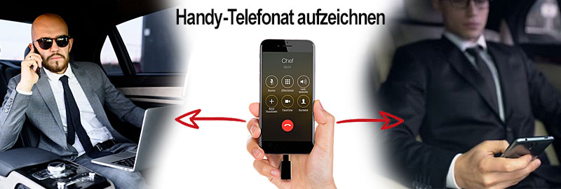 Smartphone Voice-Recorder zum Aufzeichnen von Handygesprächen – diskret & kompakt
