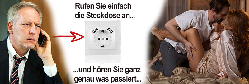 GSM-Abhörgerät in Wandsteckdose mit 2 USB für verdeckte Audioüberwachung weltweit